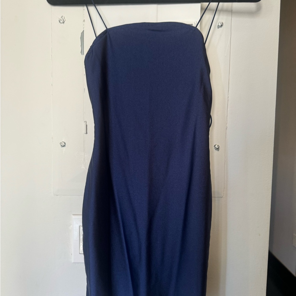 Superdown (Revolve) Elegant Blue Spaghetti Strap … - image 6